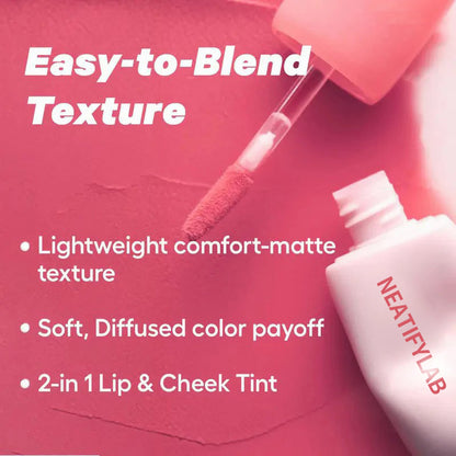 Nude Blur Tint – Soft Matte Lip & Cheek Tint for Effortless, Natural Makeup