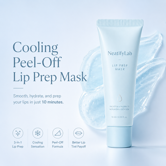 Cooling Peel-Off Lip Prep Mask, 10-Minute Smooth Hydrating Lip Mask