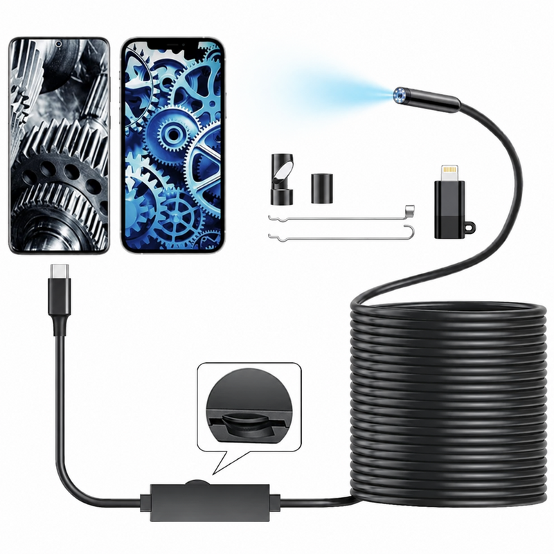🎁Last Day Promotion 50% OFF🔥16.4ft HD Endoscope Camera for iPhone & Android